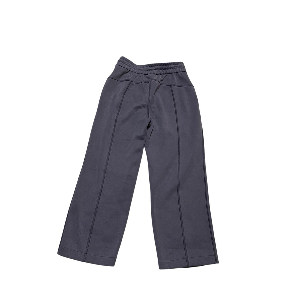Lululemon Softstreme High-Rise‎ Straight-Leg Cropped Pant Grey Size 4 Casual